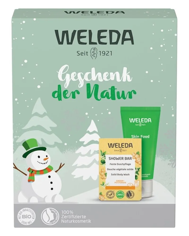 Weleda Körperpflege Duschpflege Geschenkset Skin Food & Feste Duschpflege Skin Food 30 ml + Feste Duschpflege Ginger + Petitgrain 75 g 