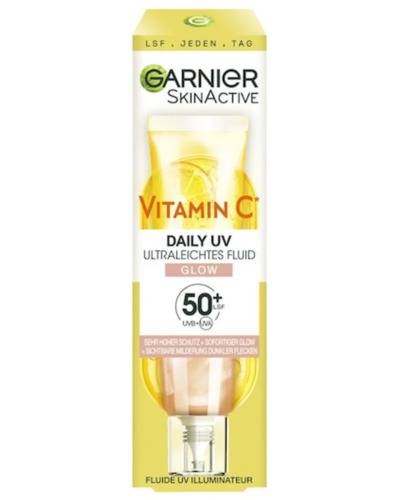 Garnier Collection Skin Active Vitamin C Tägliches Sonnenfluid Glow mit LSF 50 