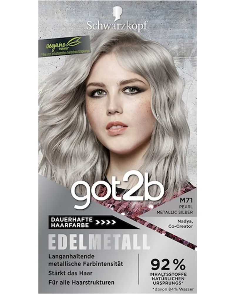 Schwarzkopf Haarfarben Coloration M71 Pearl Metallic SilberEdelmetall 