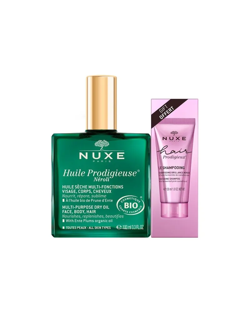 Nuxe Koerperpflege ProdigieuxNéroli Set Huile Prodigieuse Néroli 100 ml + Hair Prodigieux High Shine Shampoo 30 ml 37,50 