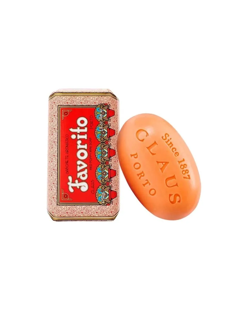 Claus Porto Claus-Porto Soaps DecoFavorito Red Poppy Soap 120,00 € / 1 kg 