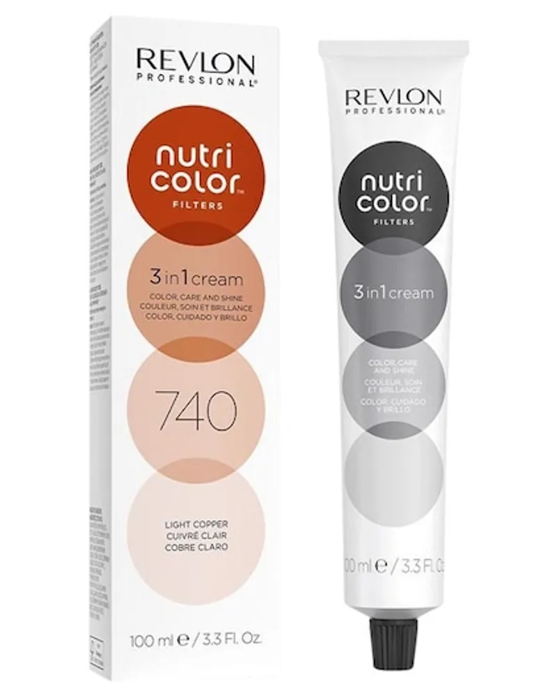 Revlon Haarfarbe & Haartönung Nutri Color Filters 740 Light Copper 