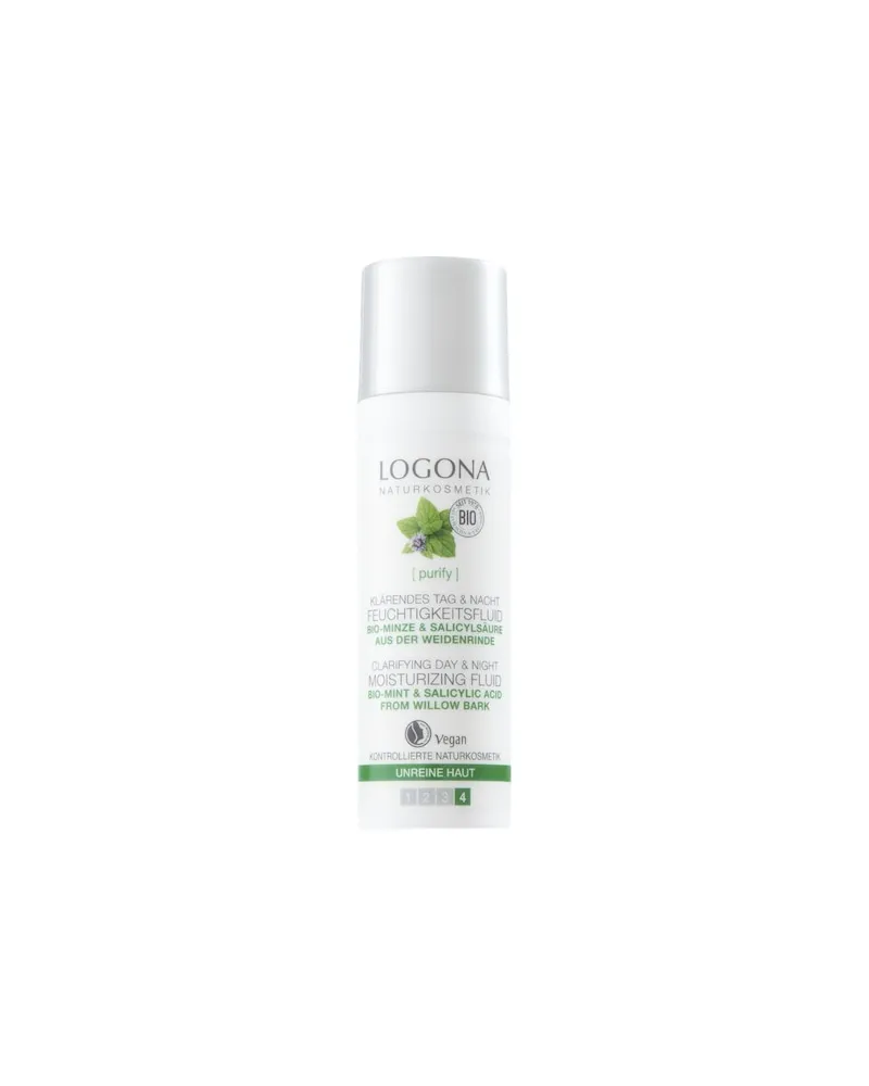 Logona Gesichtspflege TagespflegeBio-Minze & Salicylsäure aus WeidenrindeMattierendes Feuchtigkeitsfluid 356,33 € / 1 l 