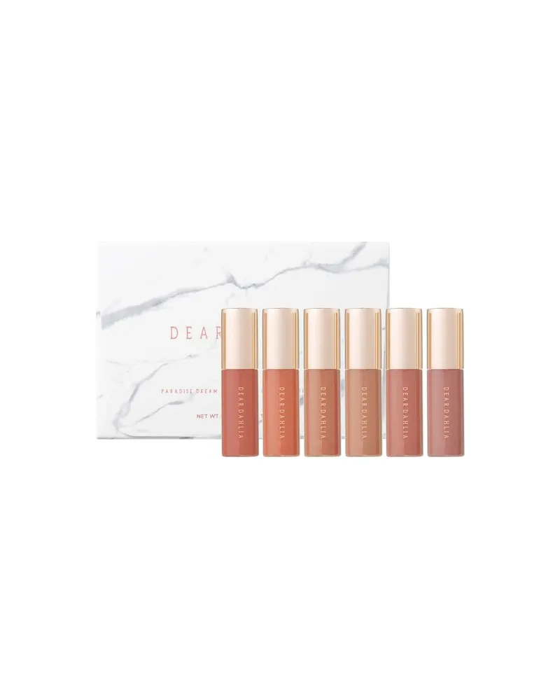 Dear Dahlia DEAR-DAHLIA Lippen-Make-up LipglossTeddy Bare CollectionGeschenkset Buddy 1ml + Marmalade 1 ml + Plush 1 ml + Butterscotch 1 ml + Cosy 1 ml + Button 1 ml 16,38 