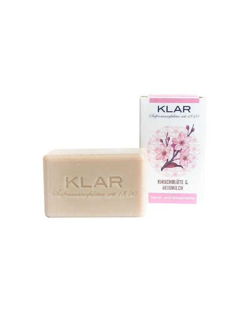 Klar Seifen Klar-Seifen Pflege Feste-SeifenHand & Körperseife Kirschblüte & Reismilch 49,90 € / 1 kg 