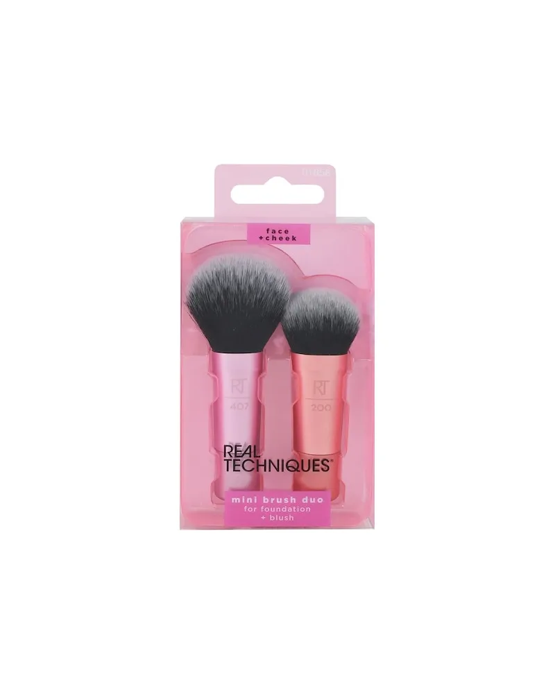 Real Techniques Real-Techniques Pinsel GesichtspinselMini Brush Duo Mini Multitask Makeup Brush 407 + Mini Expert Face Makeup Brush 200 14,02 