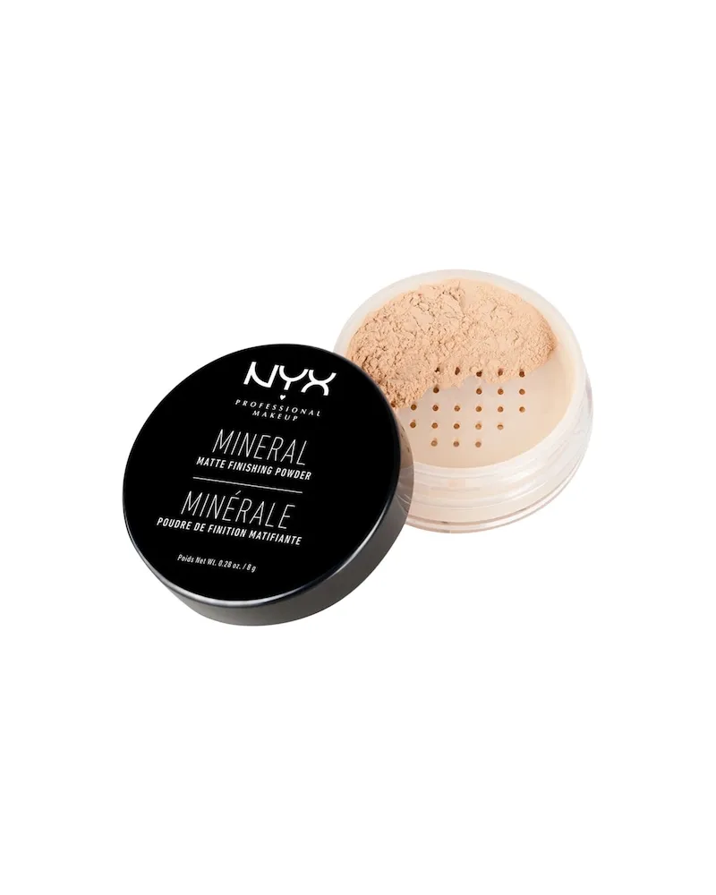NYX Cosmetics NYX-Professional-Makeup Gesichts-Make-up PuderMineral Finishing Powder Light/Medium 