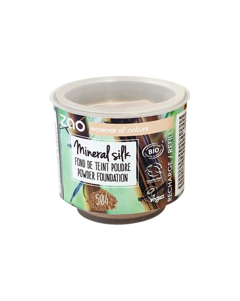 Zao Gesicht FoundationRefill Mineral Silk Powder Foundation 500 Mattifying Invisible 1.126,67 € / 1 kg 