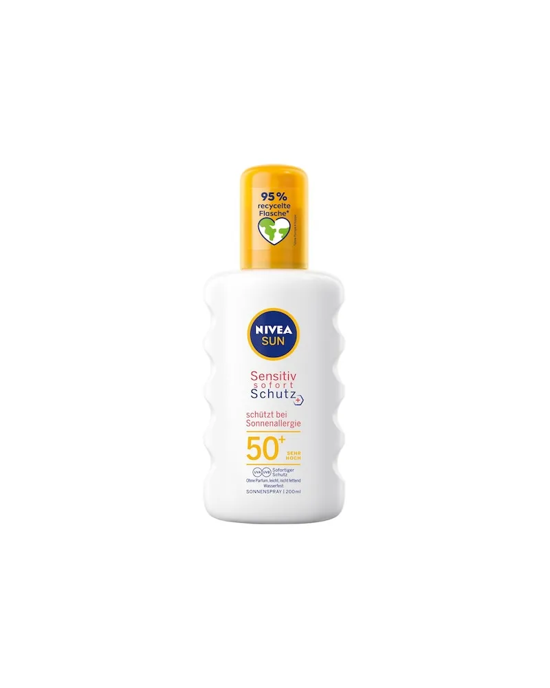 Nivea Sonnenpflege SonnenschutzAnti-SonnenallergieSensitive Sofort-Schutz Sonnenspray LSF 50 64,95 € / 1 l 