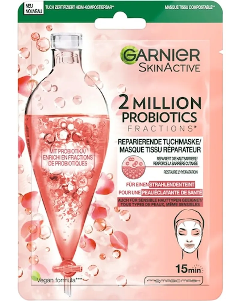 Garnier Gesichtspflege Reinigung 2 Million Probiotics Tuchmaske 