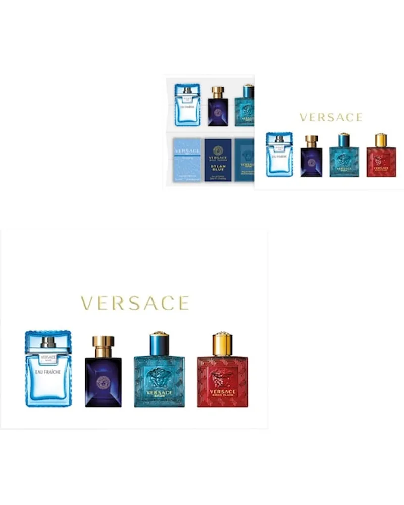 Versace Herrendüfte Man Eau Fraîche Geschenkset Man Eau Fraîche Dylan Blue Eros Eros Flame 