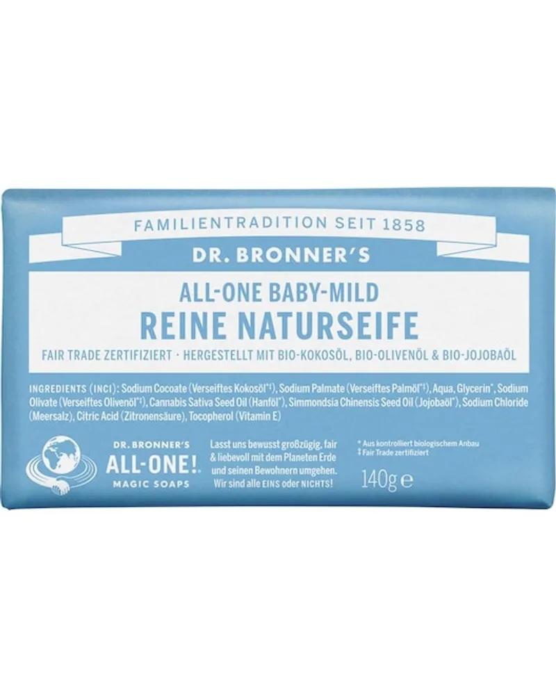 Dr. Bronner's Pflege Feste Seifen All-One Baby-Mild Reine Naturseife 