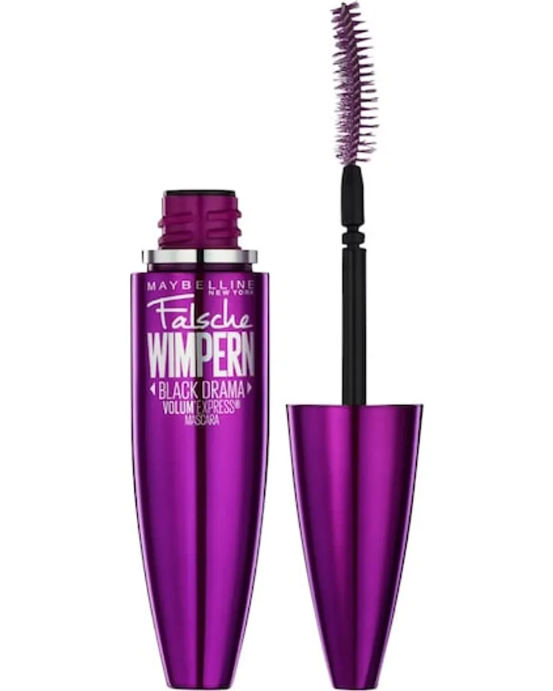 Maybelline Augen Make-up Mascara Volum' Express Falsche Wimpern Black Drama Mascara 