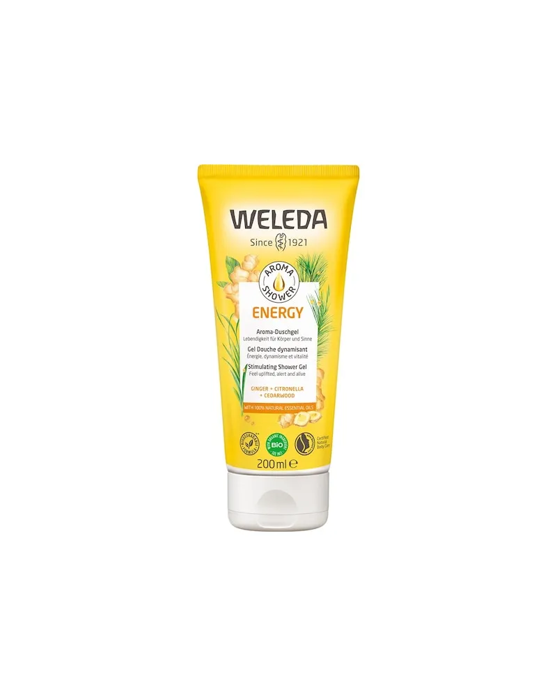 Weleda Koerperpflege DuschpflegeReinigt die Haut sanft und spendet neue EnergieEnergy Shower Gel Ingwer 22,40 € / 1 l 