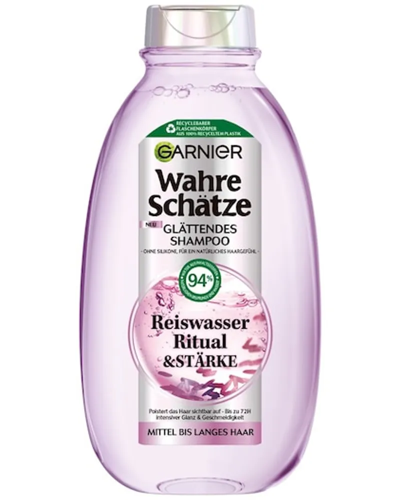 Garnier Wahre Schätze Wahre Schätze Reiswasser Ritual & Stärke Glättendes Shampoo 