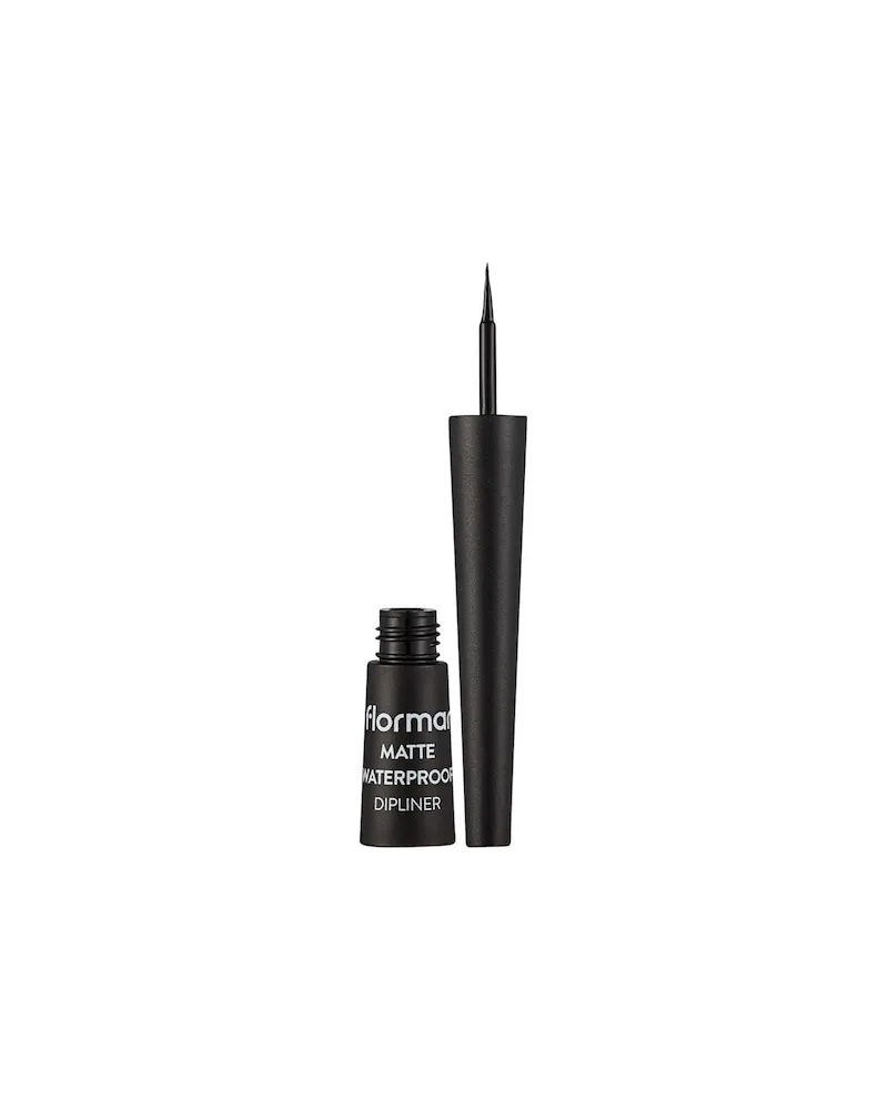 Flormar Augen-Make-up EyelinerMatte Waterproof Dipliner 01 Black 