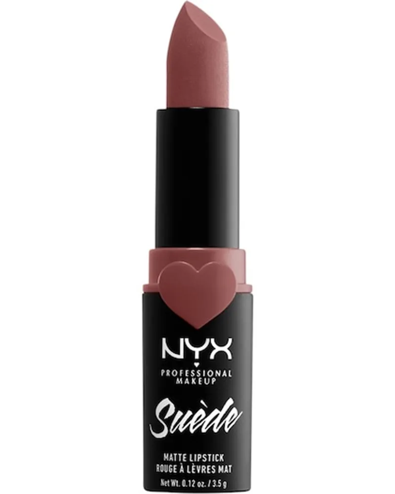 NYX Cosmetics Lippen Make-up Lippenstift Suede Matte Lipstick Spicy 