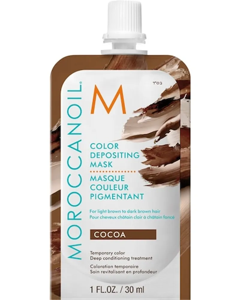 MOROCCANOIL Haarpflege Pflege Color Depositing Mask Reisegröße Coral 