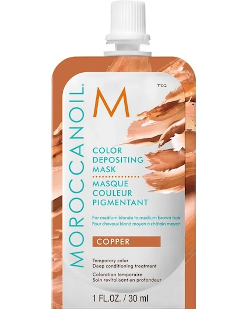 MOROCCANOIL Haarpflege Pflege Color Depositing Mask Reisegröße Hibiscus 