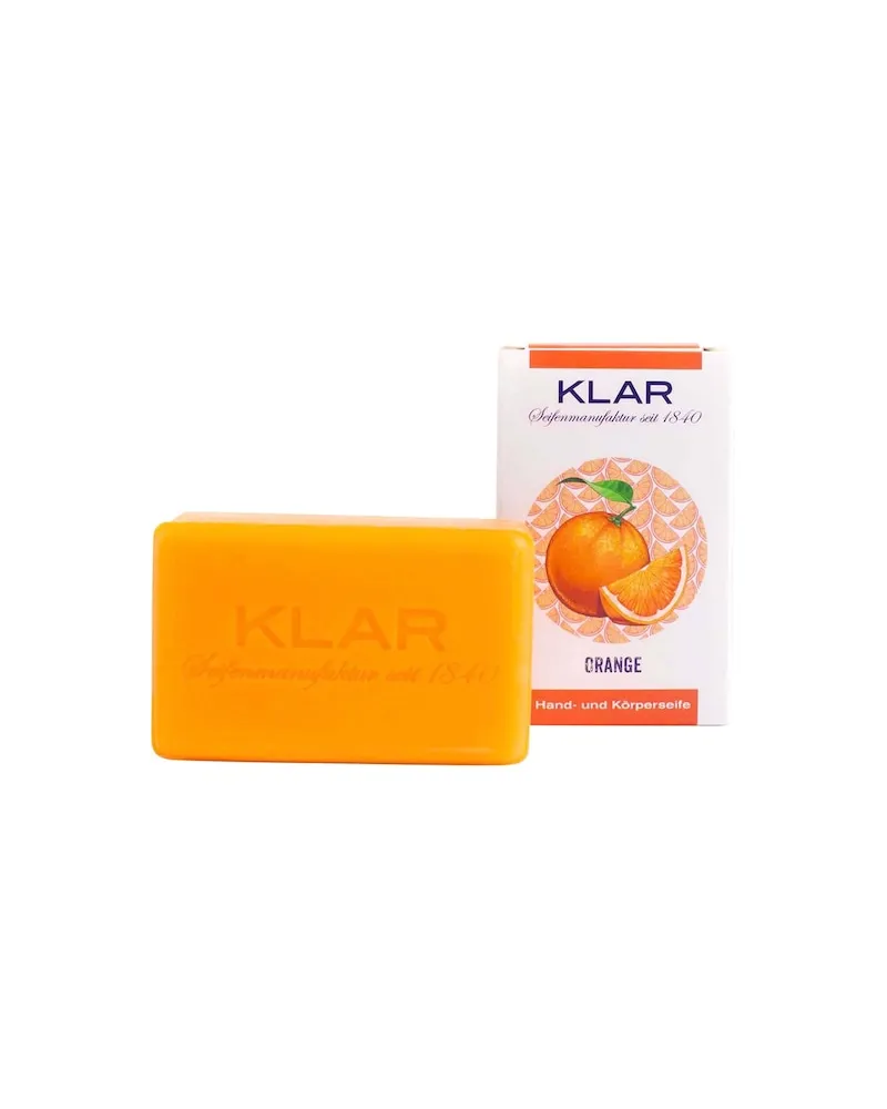 Klar Seifen Klar-Seifen Pflege Feste-SeifenSeife Orange 59,93 € / 1 kg 