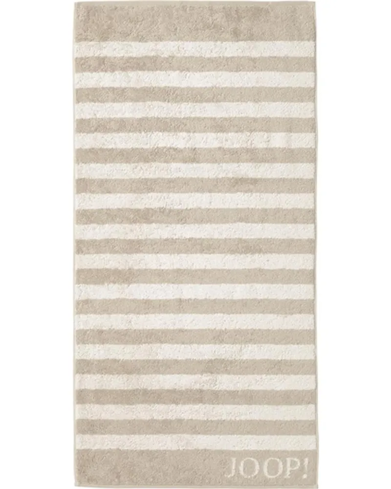 JOOP! Handtücher Classic Stripes Handtuch Sand 50 x 100 cm 