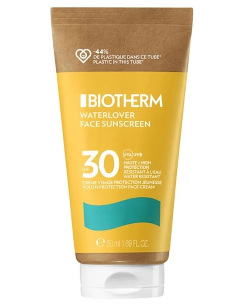 Biotherm Sonnenpflege Sonnenschutz Waterlover Anti-Aging Gesichtscreme SPF 50 