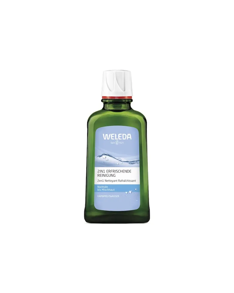 Weleda Gesichtspflege ReinigungBefreit Haut von Schmutz und Make-up, verfeinert Hautbild2in1 Erfrischende Reinigung 89,60 € / 1 l 