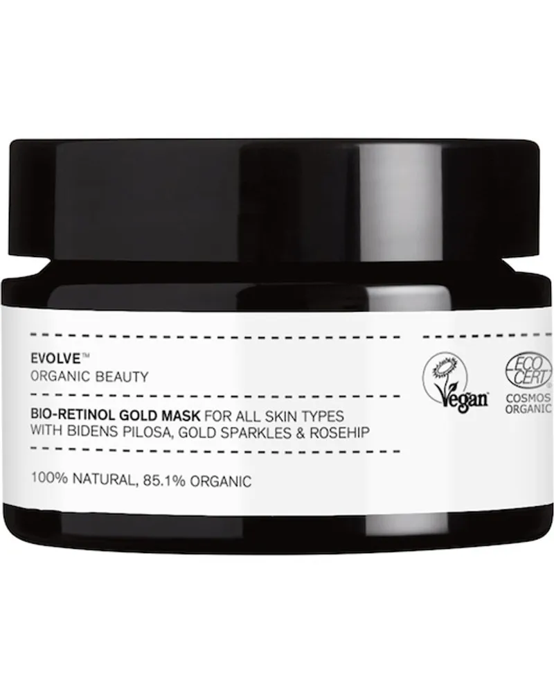 Evolve Organic Beauty Gesichtspflege Gesichtsmasken Bio-Retinol Gold Mask 