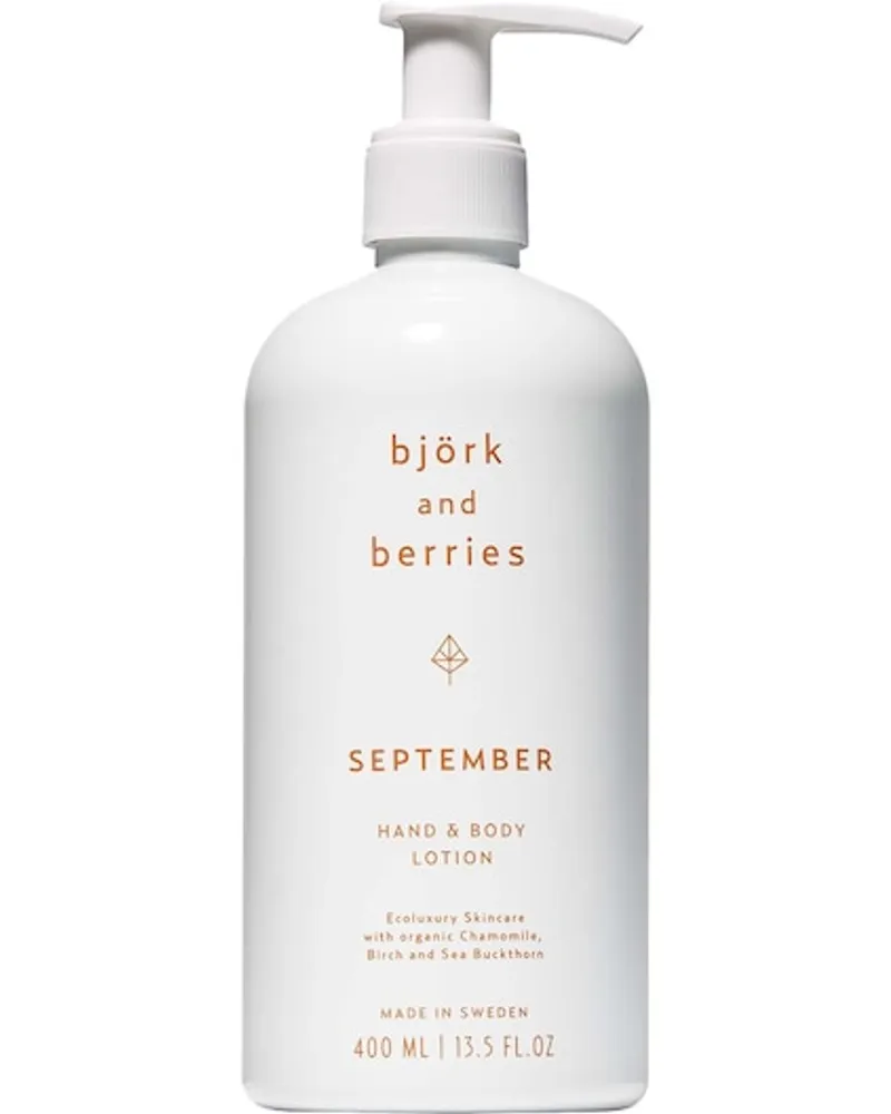 Björk & Berries Collection September Hand & Body Lotion 