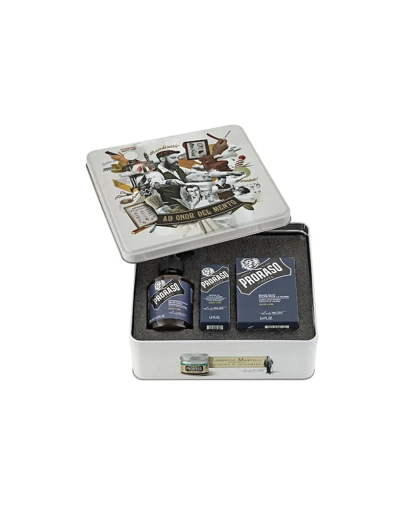 Proraso Herrenpflege Azur-LimeGeschenkset Beard Wash 200 ml + Beard Balm 100 ml + Beard Oil 30 ml 39,47 
