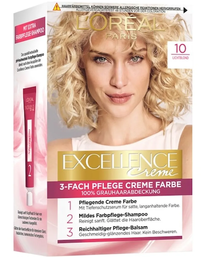 L'Oréal Haarfarbe Collection Excellence Creme 3-Fach Pflege Creme Farbe 5.5 Schokobraun 