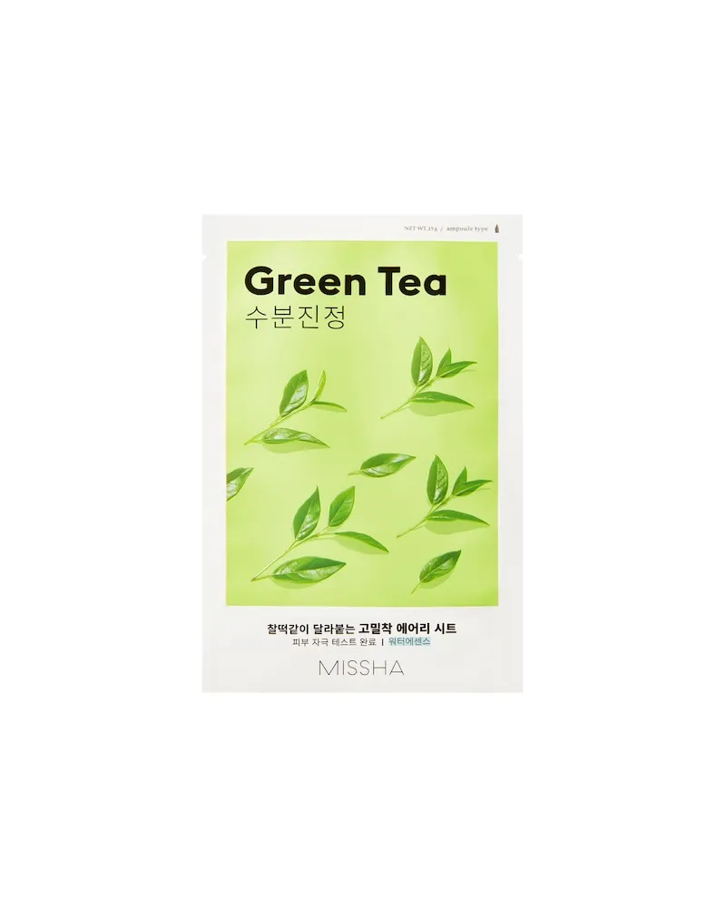 Missha Masken TuchmaskenAiry FitMask Green Tea 125,26 € / 1 kg 