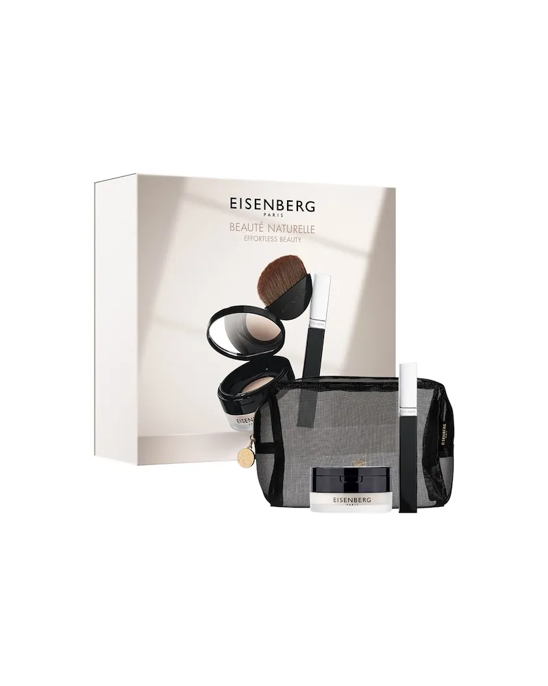 Eisenberg Make-up TeintCoffret Beauté Naturelle Poudre Libre Effet Floutant & Ultra-Perfecteur 01 Translucide Neutre 7 g + Le Mascara Noir® 6,8 ml + Schwarzes Täschchen 1x 103,70 