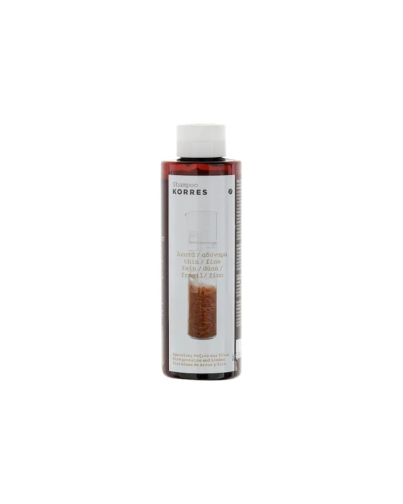 Korres Haarfarbe-und-Haarpflege Spezial-ShampoosRice Proteins und LindenShampoo Rice Proteins & Linden - für feines, empfindliches Haar 47,16 € / 1 l 