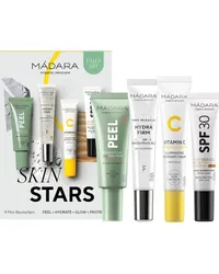 MÁDARA Gesichtspflege Pflege LightGeschenkset Peel Creamy Clay AHA Peel Mask 17 ml + Hydra Firm Hyaluron Concentrate Jelly 15 ml + Vitamin C Illuminating Recovery Cream 15 ml + SPF30 Sunscreen 10 ml 