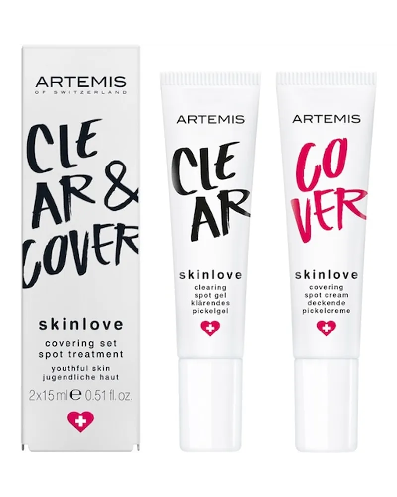 ARTEMIS Pflege Skin Love Covering Set Spot Treatment Clearing Spot Gel 15 ml + Covering Spot Cream 15 ml 