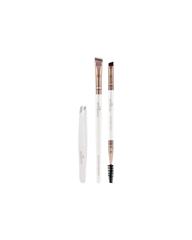 Luvia Cosmetics Luvia-Cosmetics Pinsel PinselsetPrime Vegan Prime Brow Kit Brow Duo + Brow Definer + Precision Tweezer 11,83 