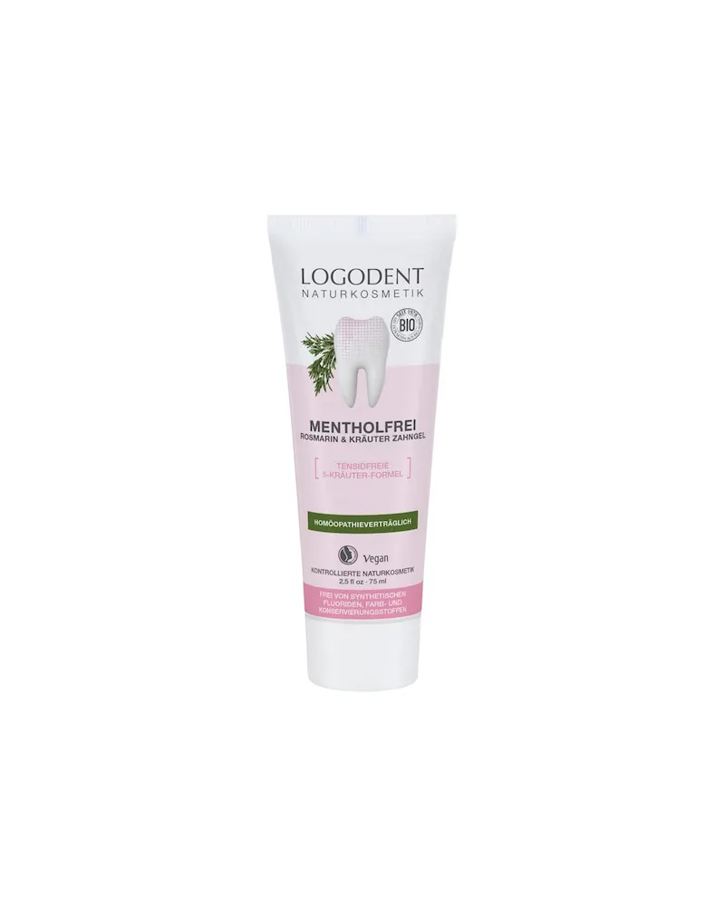 Logona Gesichtspflege ZahnpflegeMentholfrei Rosmarin & Kräuter Zahngel 50,13 € / 1 l 