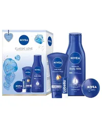 Nivea Körperpflege Duschpflege Geschenkset Body Milk 250 ml + Intensive Pflege 75 ml + Labello Original + Nivea Creme 30 ml 13,60 