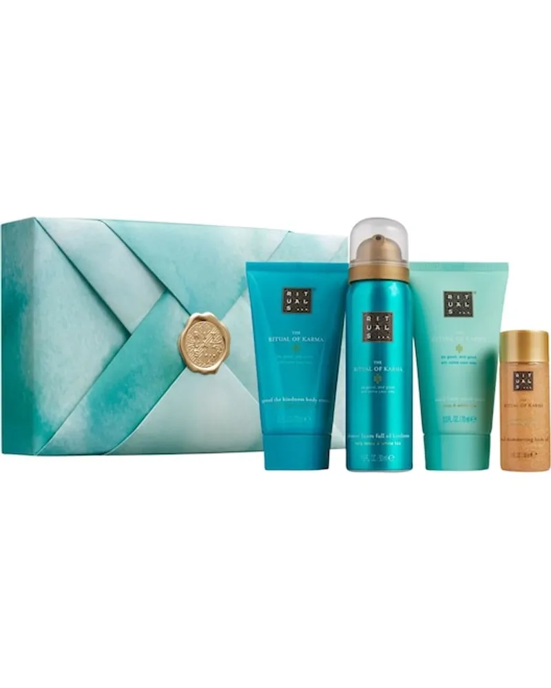 RITUALS Rituale The Ritual Of Karma Geschenkset Body Cream 70 ml + Foaming Shower Gel 50 ml + Body Scrub 70 ml + Body Oil 30 ml 