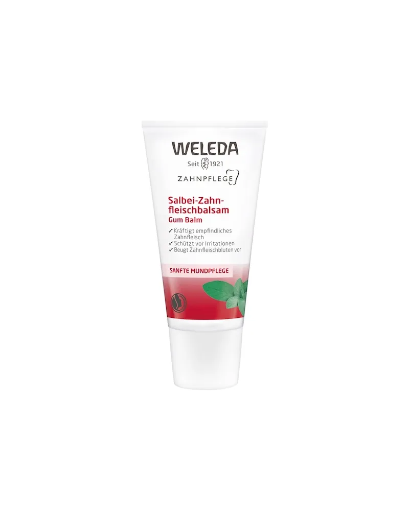 Weleda Gesichtspflege Zahn-und-MundpflegeKräftigt empfindliches Zahnfleisch, schützt vor IrritationenSalbei Zahnfleischbalsam 208,67 € / 1 l 