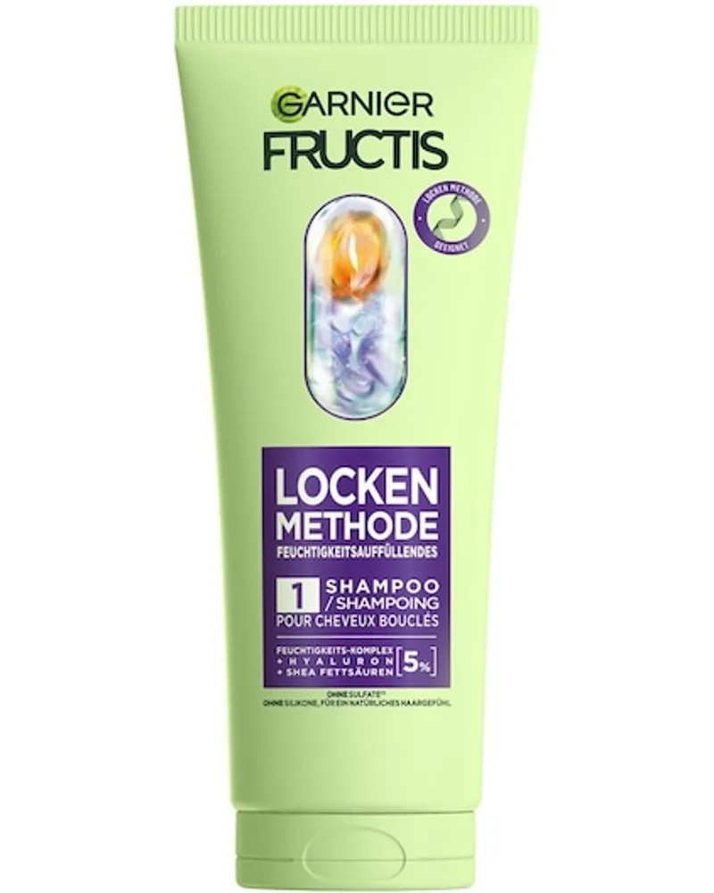 Garnier Haarpflege Fructis Locken Methode Feuchtigkeitsauffüllendes Shampoo 