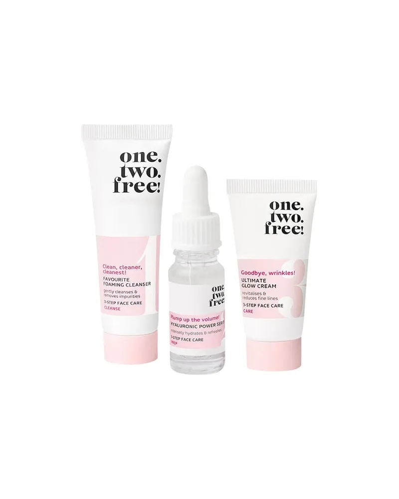 one.two.free! Onetwofree! Pflege GesichtspflegeGeschenkset 1x Favourite Foaming Cleanser + 1 Hyaluronic Power Serum + 1x Ultimate Glow Cream 11,04 