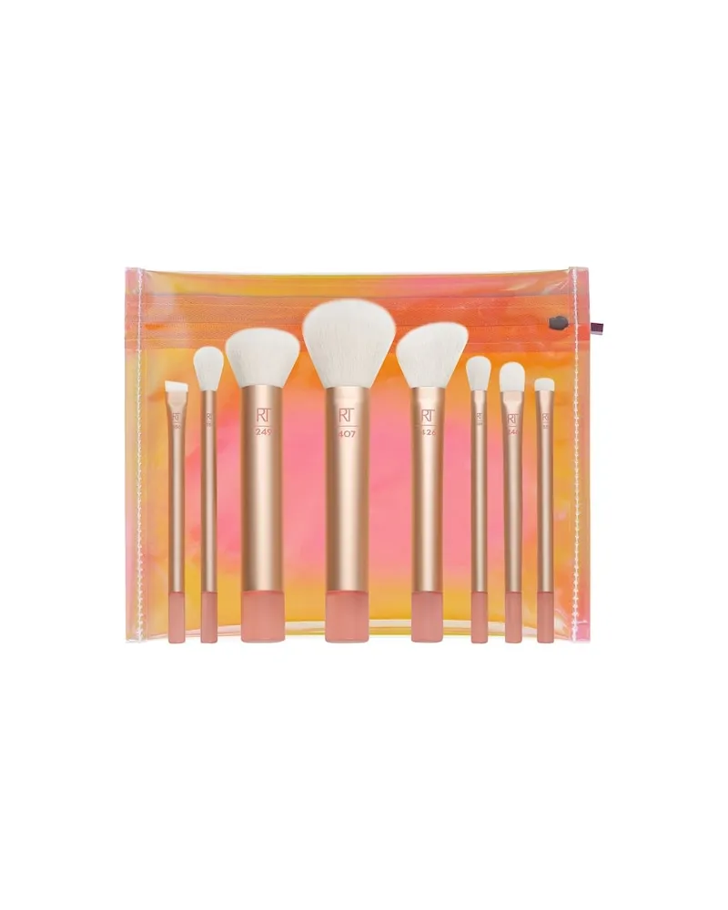 Real Techniques Real-Techniques Pinsel GesichtspinselThe Wanderer Brush Kit Angled Multi Task Brush RT 426 + Multi Task Brush RT 407 + Concealer Brush RT 246 + Foundation Buffing Brush RT 249 + Blending Shadow Brush RT 358 + Tapered Shadow Brush RT 359 + Angled Liner Brush RT 356 + Smudge Brush RT 332 + Bag 20,73 