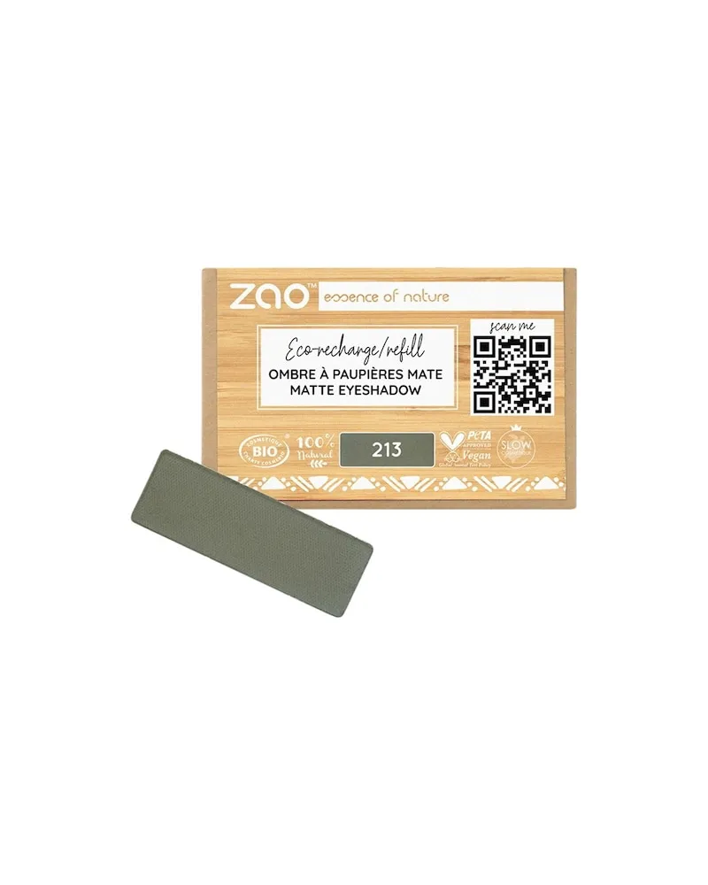 Zao Augen Lidschatten-PrimerMatt Eyeshadow Refill 221 Matt Plum 