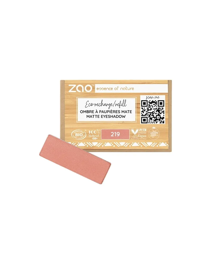 Zao Augen Lidschatten-PrimerMatt Eyeshadow Refill 221 Matt Plum 