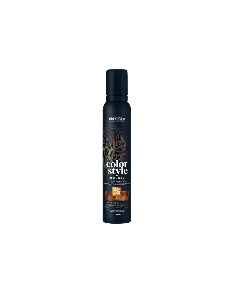 Indola Semi-permanente-Haarfarbe Color-Style-MousseLight Brown Hazel 112,25 € / 1 l 