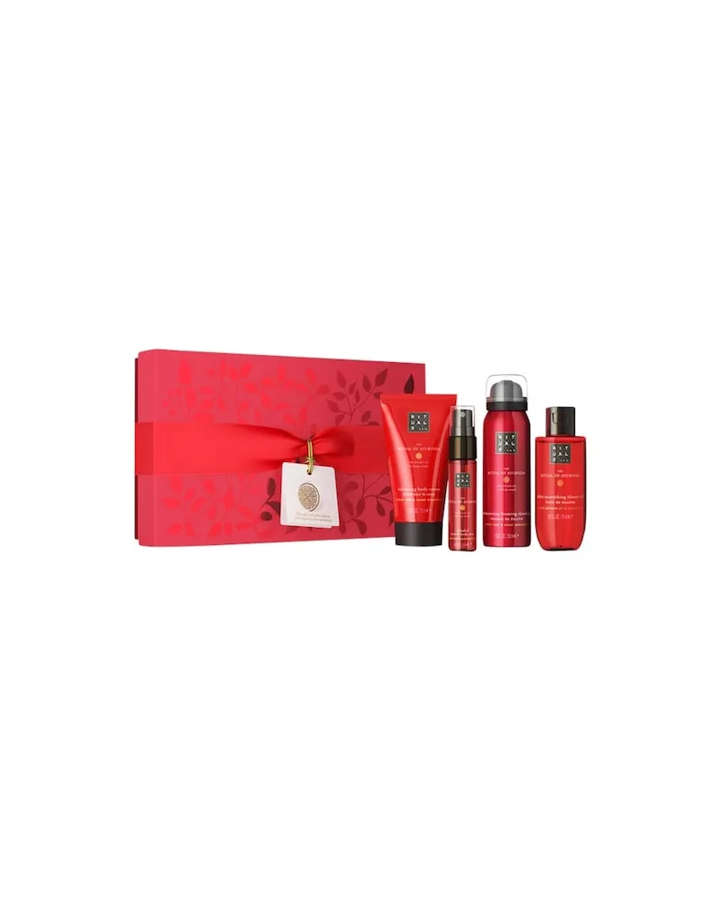 RITUALS Rituale The-Ritual-Of-AyurvedaSmall Gift Set Foaming Shower Gel 50 ml + Shower Oil 75 ml + Hair & Body Mist 20 ml + Body  Cream 70 ml 25,90 