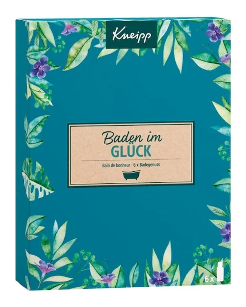 Kneipp Badezusatz Badeöle Baden im Glück Geschenkset Badeöl Entspannung Pur 20 ml + Badeöl Schönheitsgeheimnis 20 ml + Badeöl Tiefenenspannung 20 ml + Badeöl Stressfrei 20 ml + Badeöl Mandelblüten Hautzart 20 ml + Badeöl Glückliche Auszeit 20 ml 