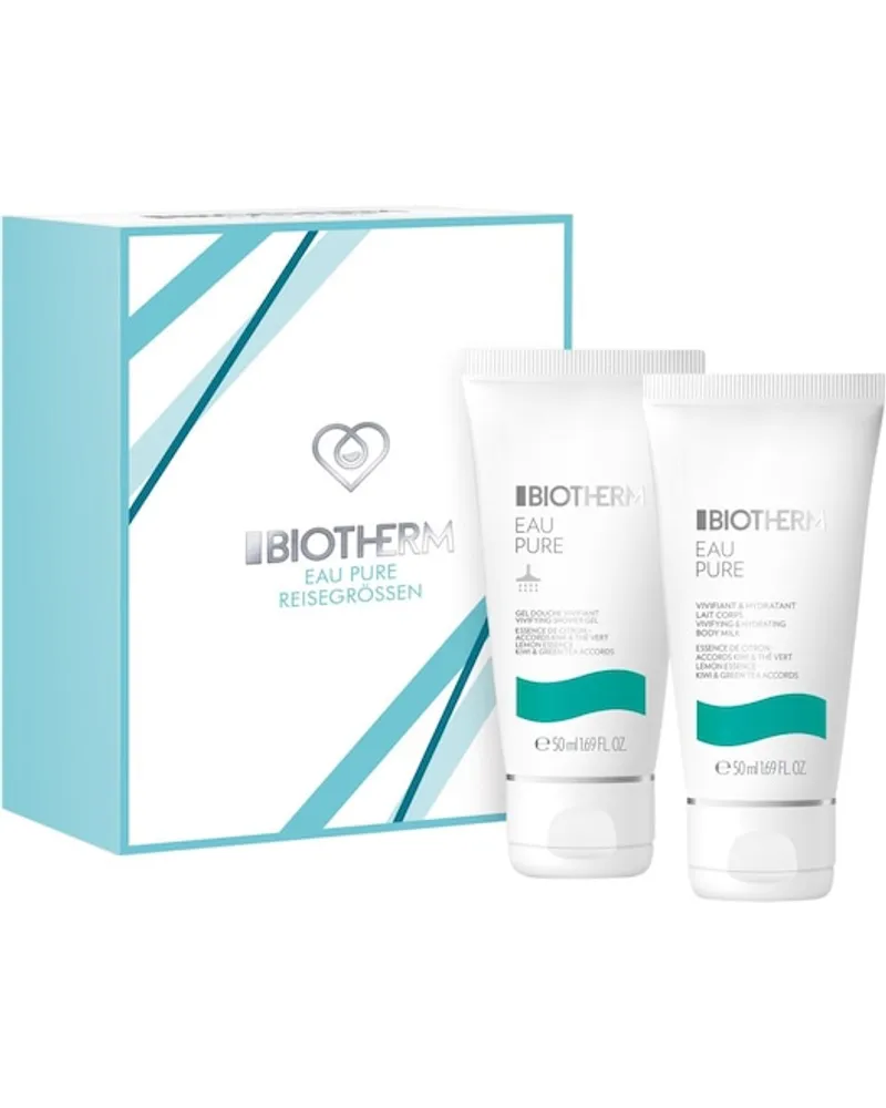 Biotherm Düfte Eau Pure Geschenkset Shower Gel 50 ml + Body Milk 50 ml 